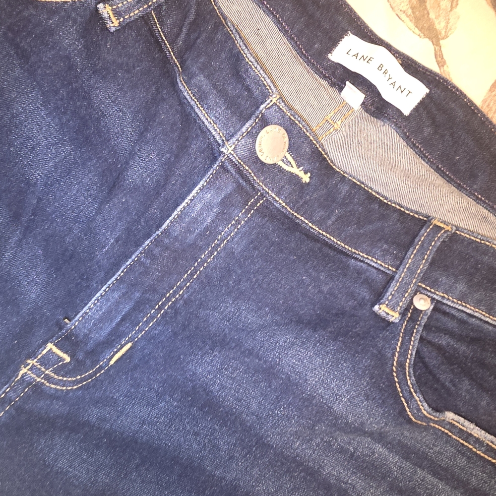 Lane Bryant High Rise Dark Blue Jeans